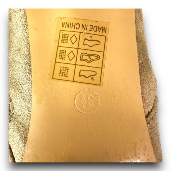 Chic Journee Womens Faux Suede Tan High Heel Ankle Booties Side Zipper EUC Sz8 - Picture 13 of 14